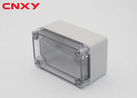 Plastikowe pudełko ABS z przezroczystą obudową PC Wodoodporna skrzynka przyłączeniowa zewnętrzna skrzynka przyłączeniowa elektryczna 110 * 80 * 70 mm